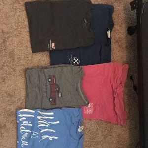 T-shirt bundle long and short sleeves.